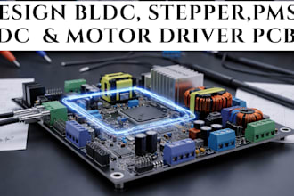 design high accuracy bldc servo motor controllers foc, pcb firmware