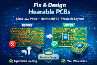 nordic nrf54 pcb design for ultra low power wearables, hearable pcb layout