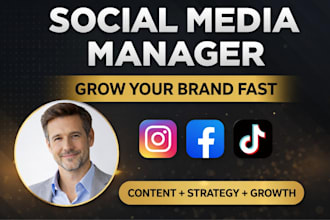 social media marketing manager social media content creator social media manager