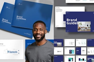 do brand book brand style guideline logo design corporate identity brand book