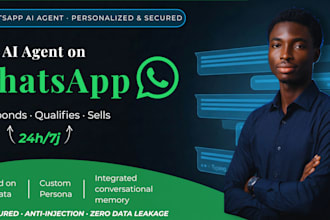 build a custom whatsapp ai chatbot and ai agent for sales