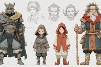 develop character design and concept art for your game