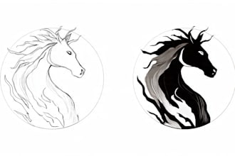 convert hand drawing into digital vector art