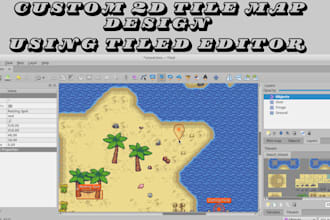 edit, create 2d tiled maps, tilesets in tiled editor for godot, rpgmaker maps