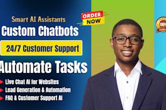 create ai chatbot for business website and social media