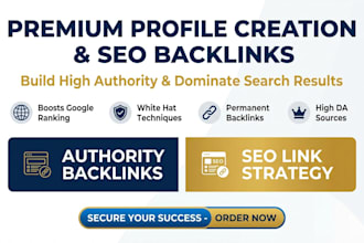 build profile backlinks authority b acklinks manual google ranking SEO