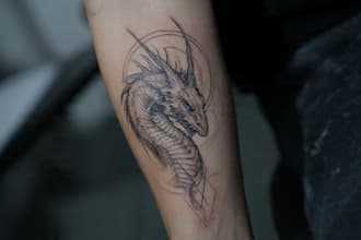 unique tattoo sketch for you