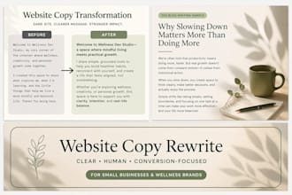 rewrite your website copy