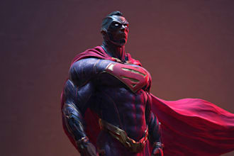 superhero character for comics