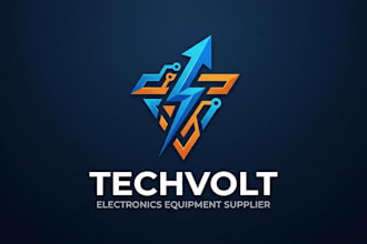 design a modern and professional electronics equipment supplier logo