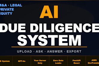 build private ai document analysis system for mergers acquisitions due diligence