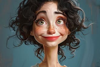 draw caricatures from photos