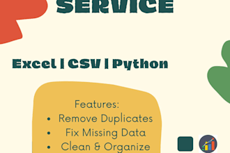 excel and CSV data cleaning using python