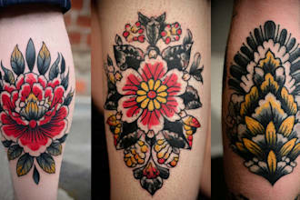 do original traditional oldschool tattoo designs