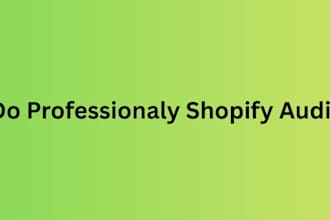 do professionaly shopify audit
