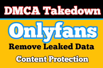 remove leaked onlyfans content with dmca takedown
