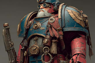 draw warhammer 40k fan art and original characters