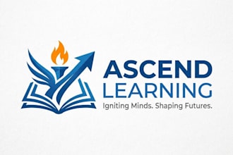 design a professional and modern education organization logo