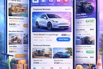 do ai multi vendor, car marketplace app car bidding, car auction, car rental app
