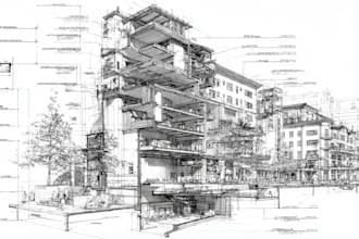 design permit architectural mep drawings for california