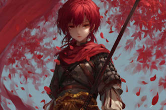 anime character, fanart, and original character