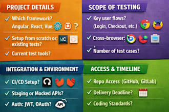 write end to end tests for your frontend app