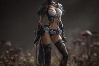 design dnd character concept art for games, books, or campaigns