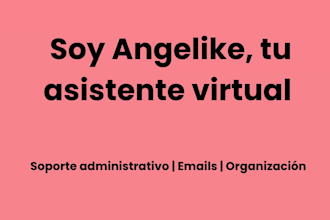 asitente virtual en español, organización y mensajes