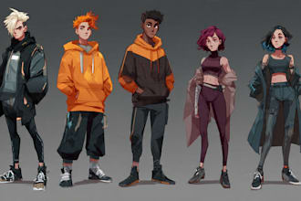 do character designs of your oc