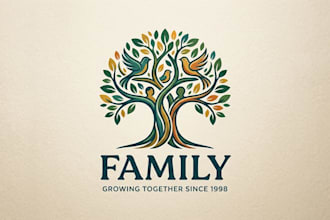 design a warm and meaningful family logo