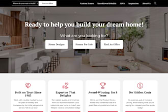 design wix construction website wix contractor business website service website