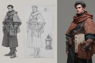 design a concept art character or object
