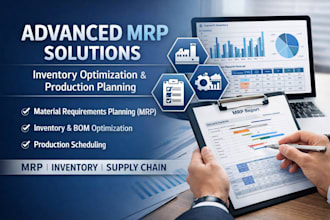 design mrp, inventory and supply chain planning system in excel