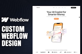design a professional custom webflow website for your business