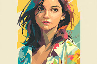 do a vector portrait for you