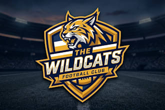 design a bold and professional football logo