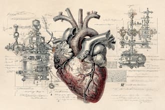 create anatomy, medical, and scientific illustrations