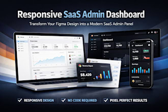 build saas dashboard frontend from figma design
