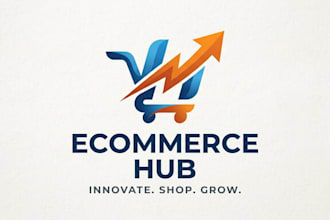 design a modern and professional ecommerce logo