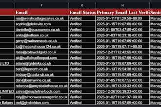 provide verified b2b lead generation and niche based email lists