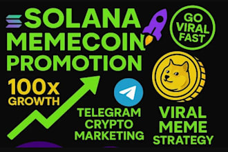 boost solana meme coin promotion meme coin marketing telegram crypto promotion