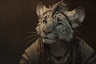 draw your furry art, fursona or anthro character