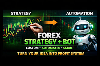 create custom forex trading strategy and automate it into a trading bot