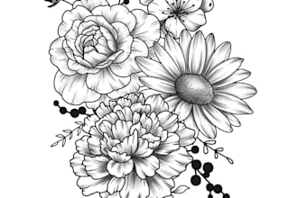 professional custom tattoo design unique and meaningful artwork