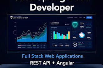 build java spring boot API and angular web app