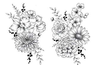 draw a professional realistic or neo traditional tattoo design