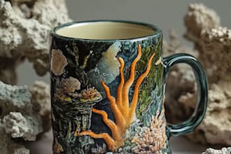 make brilliant mug, tumbler design