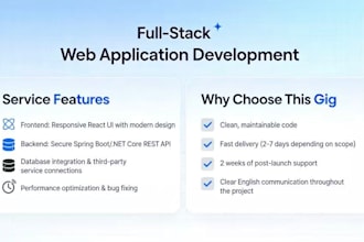 a scalable fullstack web app