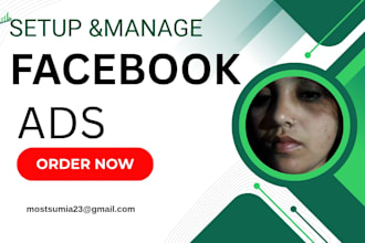 create and manage facebook ads campaign for more leads and sales