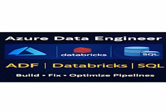 fix etl pipelines, azure data factory adf, sql, databricks